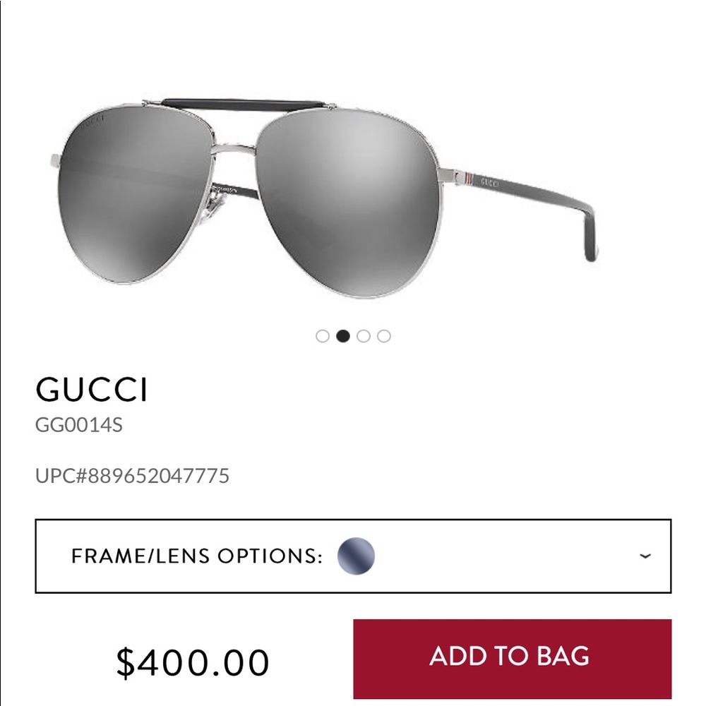 Brand new Gucci aviator sunglasses